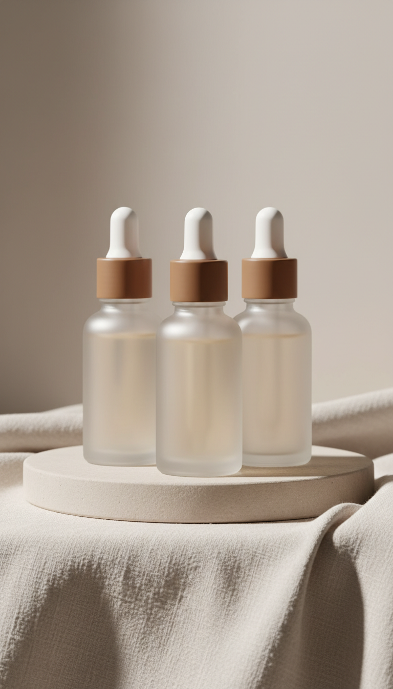 Botanisches Kopfhautserum mit Tropfpipette